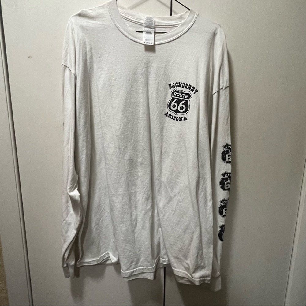 White Hackberry Arizona Route 66 Long Sleeve Tee